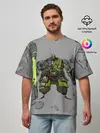 Мужская футболка оверсайз / Земеля | Dota 2
