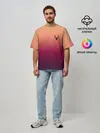 Мужская футболка оверсайз / The Gradient Of Deer