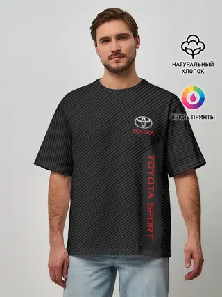 Мужская футболка оверсайз / TOYOTA | ТОЙОТА