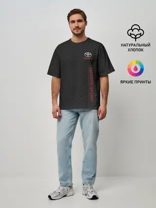 Мужская футболка оверсайз / TOYOTA | ТОЙОТА