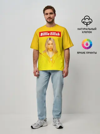 Мужская футболка оверсайз / Billie Eilish