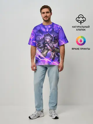 Мужская футболка оверсайз / Рэйзор | Genshin Impact | Геншин Импакт