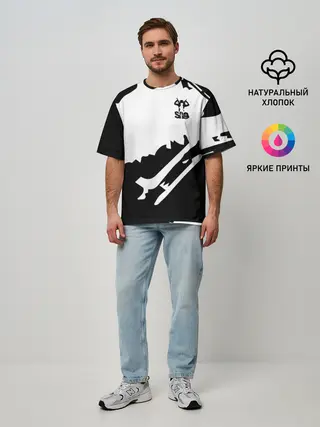 Мужская футболка оверсайз / Sword Art Online