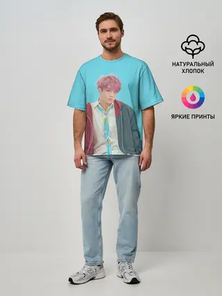 Мужская футболка оверсайз / BTS. Jungkook