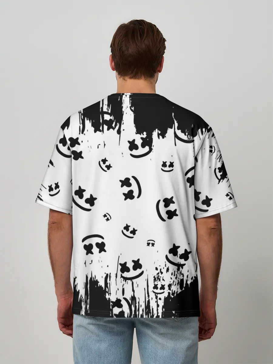 Мужская футболка оверсайз / MARSHMELLO / МАРШМЕЛЛОУ