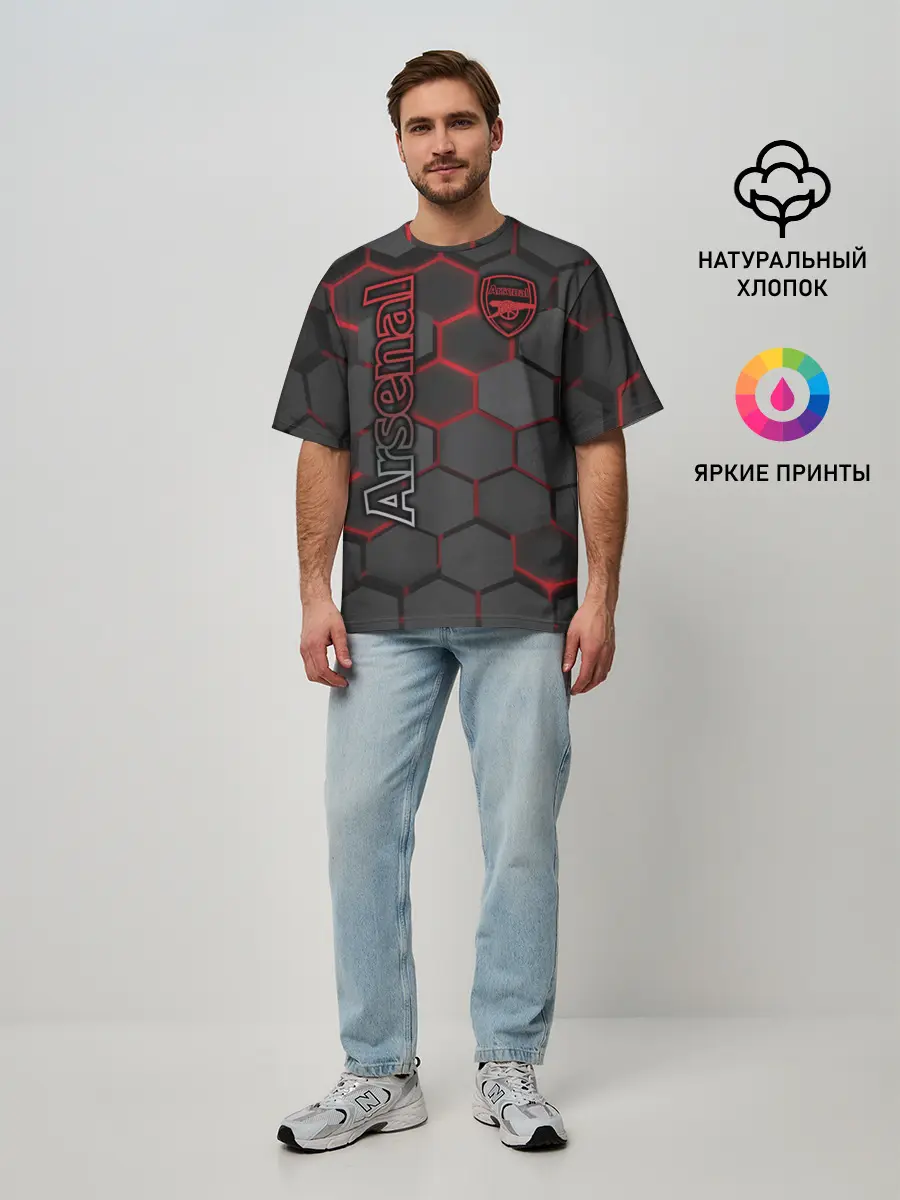 Мужская футболка оверсайз / Arsenal F.C.