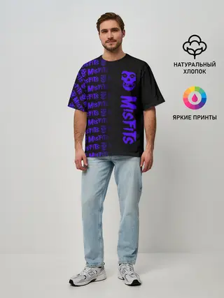 Мужская футболка оверсайз / MISFITS [9]