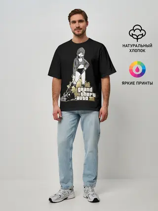 Мужская футболка оверсайз / Каталина | ГТА 3