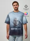 Мужская футболка оверсайз / Detroit become human