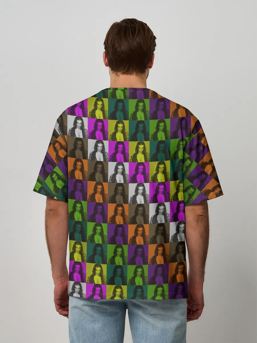 Мужская футболка оверсайз / Damiano David. Colors