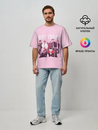 Мужская футболка оверсайз / BTS