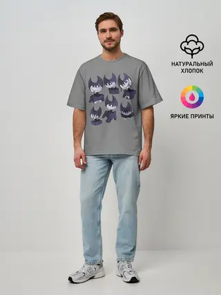 Мужская футболка оверсайз / Bendy And The Ink Machine