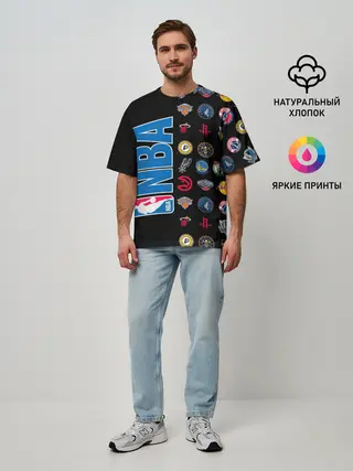 Мужская футболка оверсайз / NBA