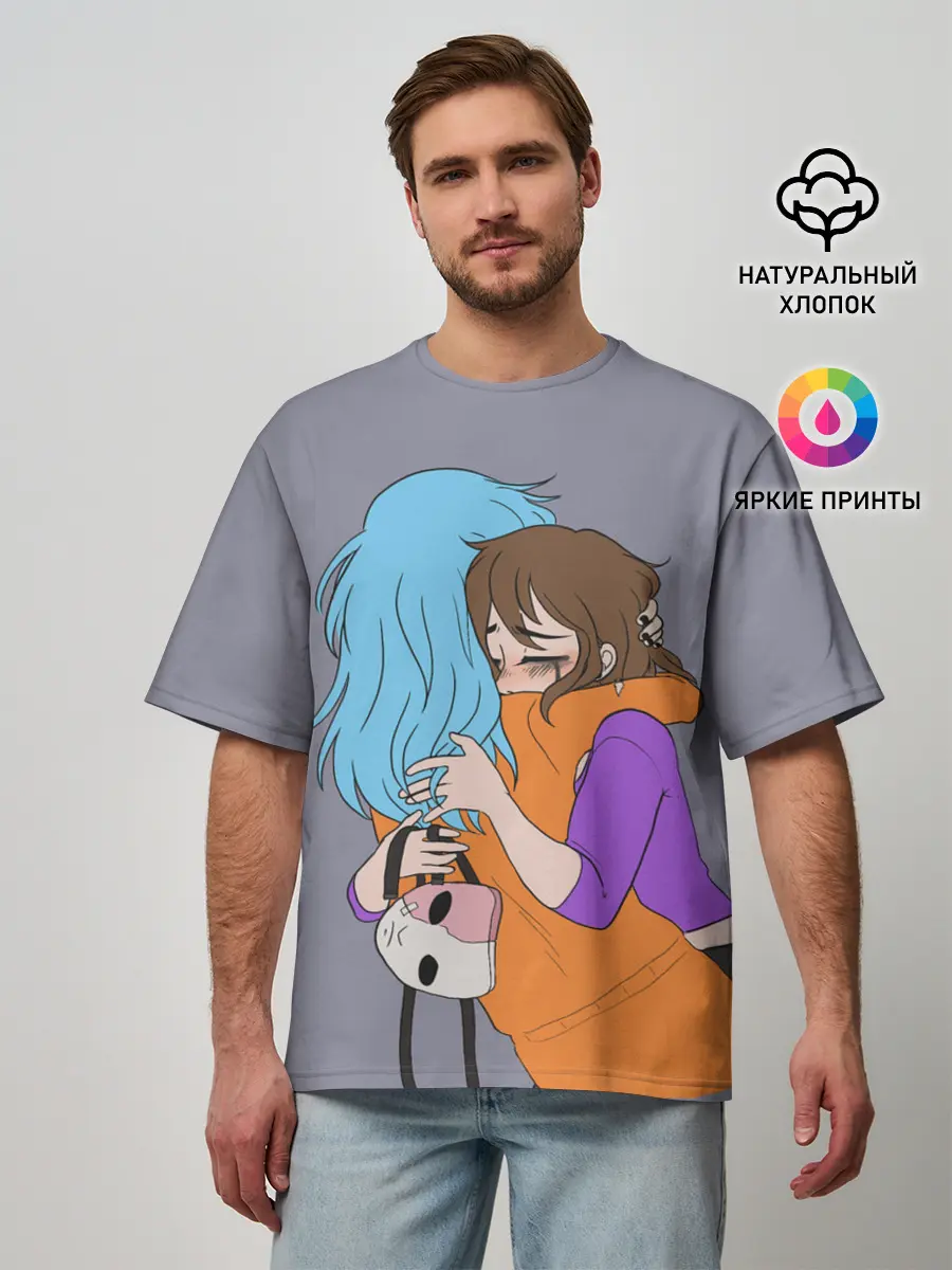 Мужская футболка оверсайз / Sally face