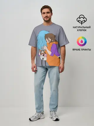 Мужская футболка оверсайз / Sally face