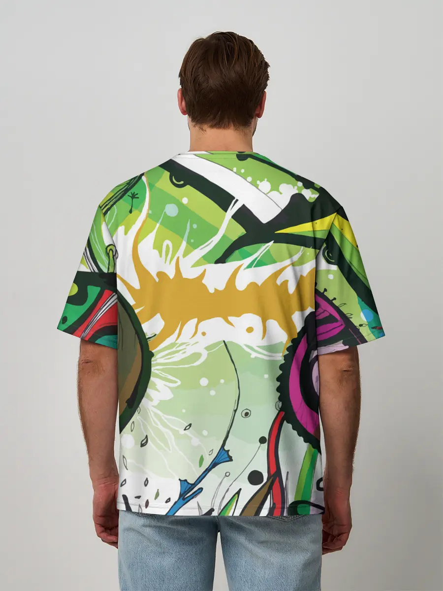 Мужская футболка оверсайз / Мельница