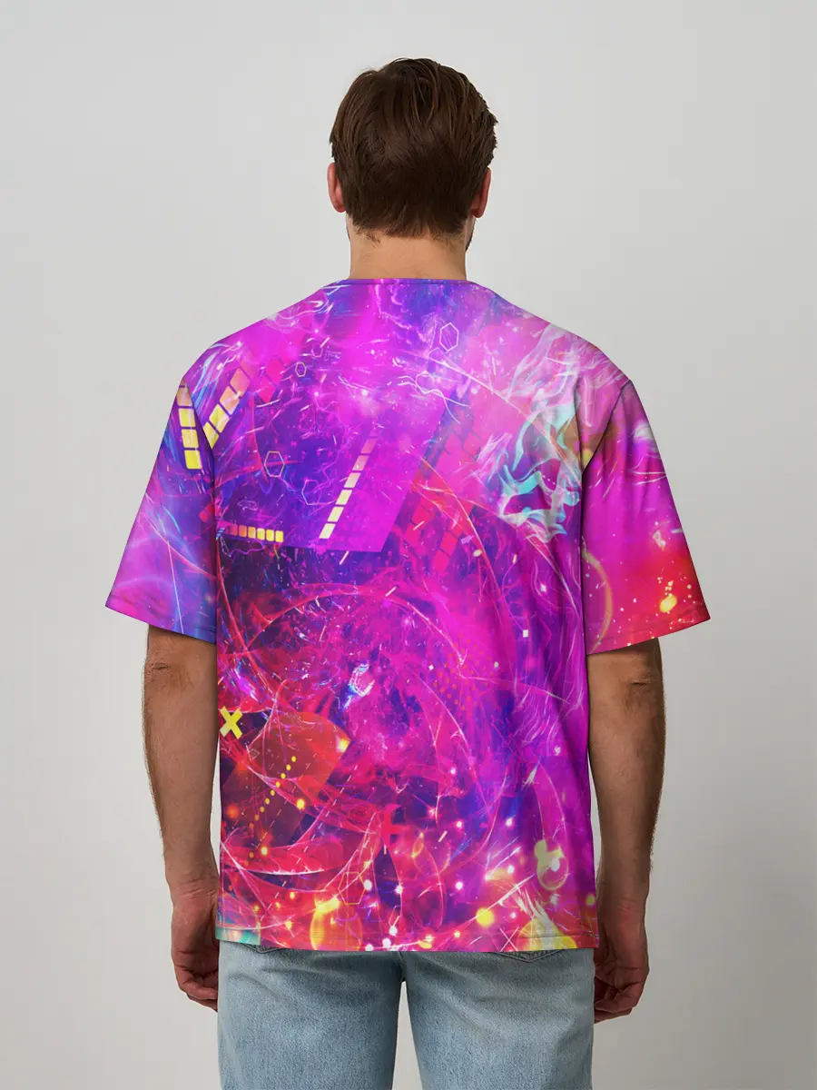 Мужская футболка оверсайз / ABSTRACT