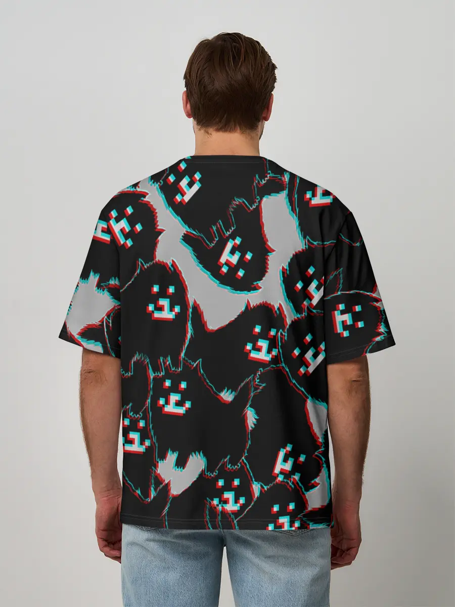 Мужская футболка оверсайз / Undertale