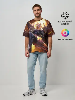 Мужская футболка оверсайз / Kayle | Кейл