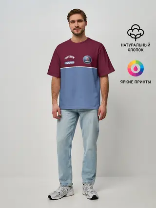 Мужская футболка оверсайз / Saab