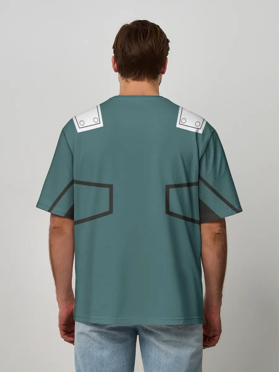 Мужская футболка оверсайз / боевой костюм