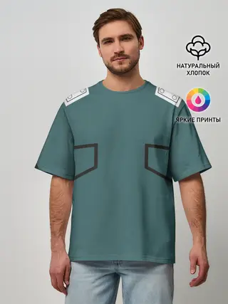 Мужская футболка оверсайз / боевой костюм