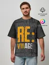 Мужская футболка оверсайз / RE VILLAGE | ДЕРЕВНЯ ОБИТЕЛЬ ЗЛА