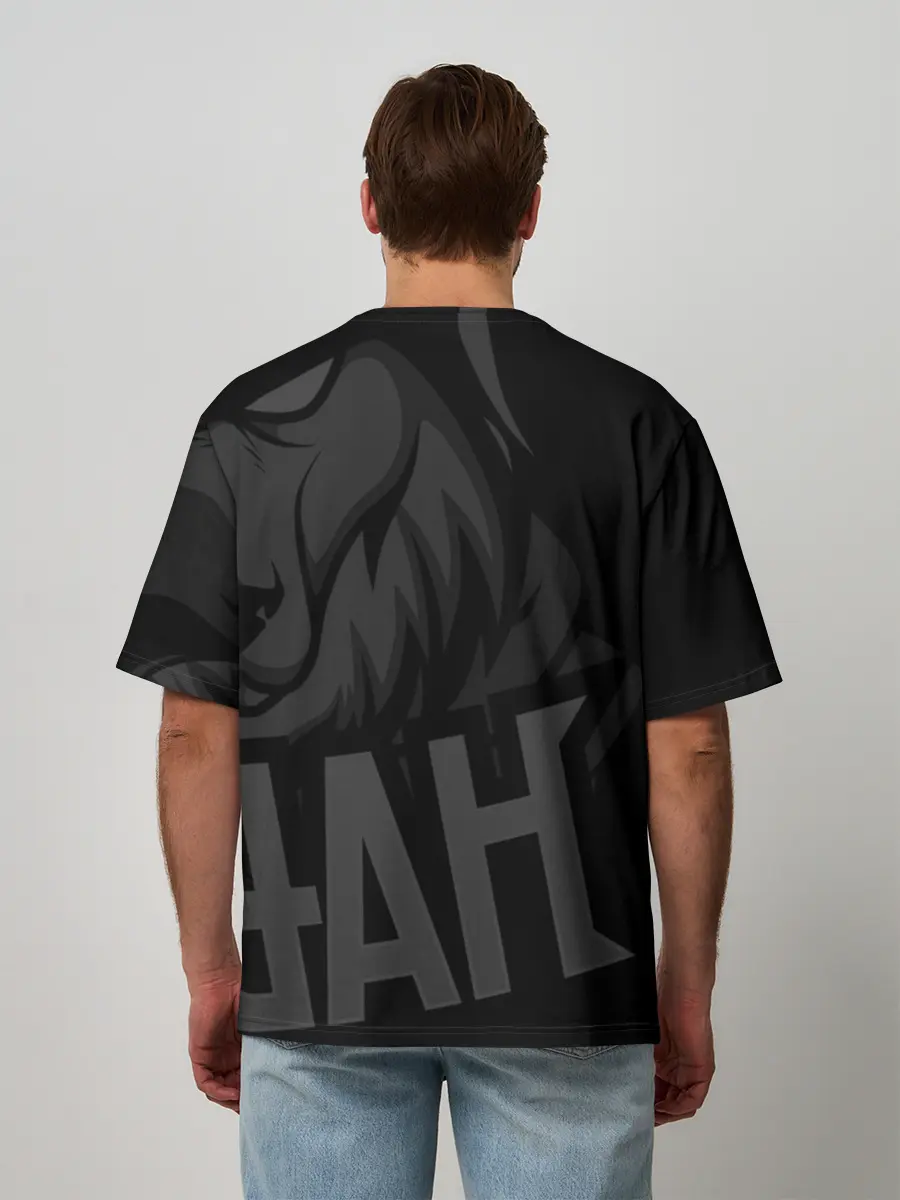 Мужская футболка оверсайз / Hades
