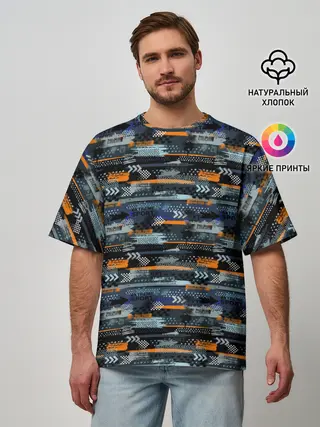 Мужская футболка оверсайз / Экстрим