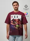 Мужская футболка оверсайз / Doom