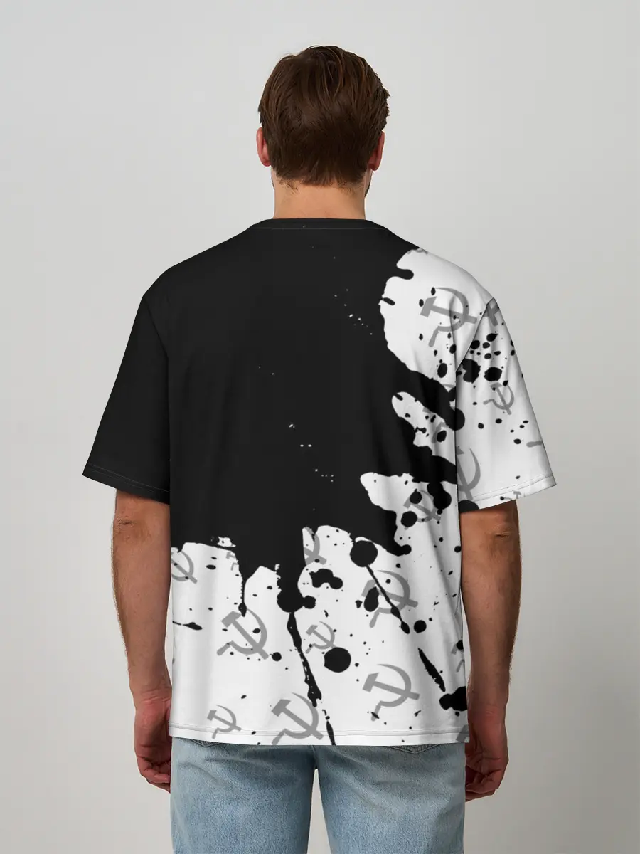 Мужская футболка оверсайз / СССР / USSR