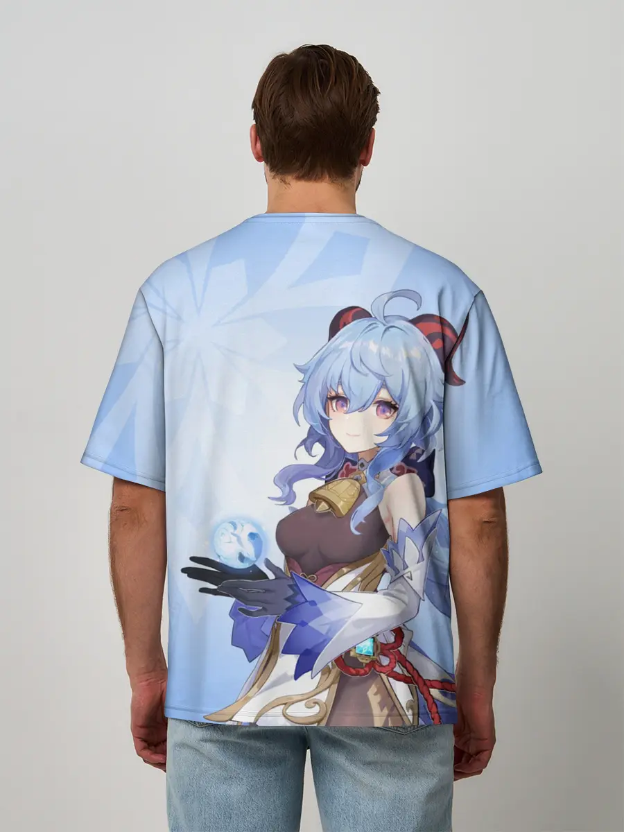 Мужская футболка оверсайз / GENSHIN IMPACT, ГАНЬ ЮЙ