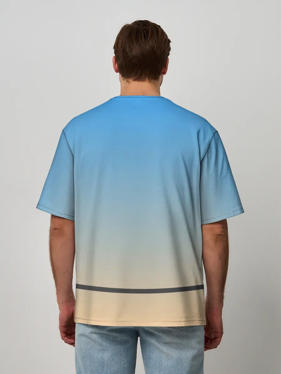 Мужская футболка оверсайз / Пикачу