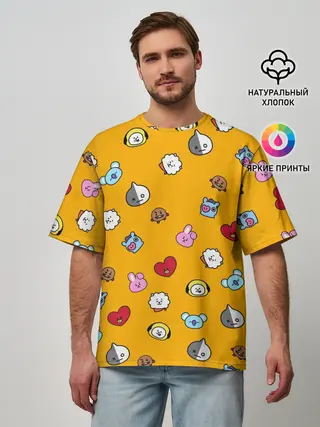 Мужская футболка оверсайз / BT21