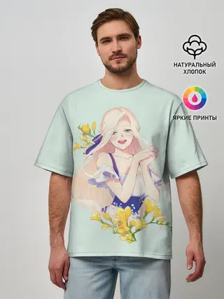 Мужская футболка оверсайз / Naui Manyeo