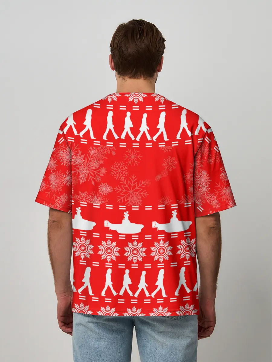 Мужская футболка оверсайз / The Beatles