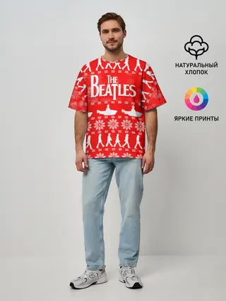 Мужская футболка оверсайз / The Beatles