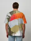Мужская футболка оверсайз / Art Abstraction