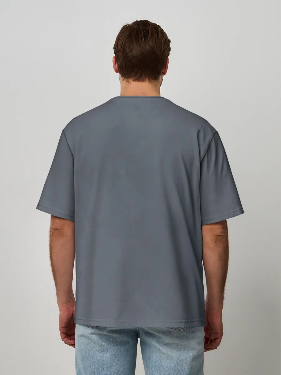 Мужская футболка оверсайз / Сова