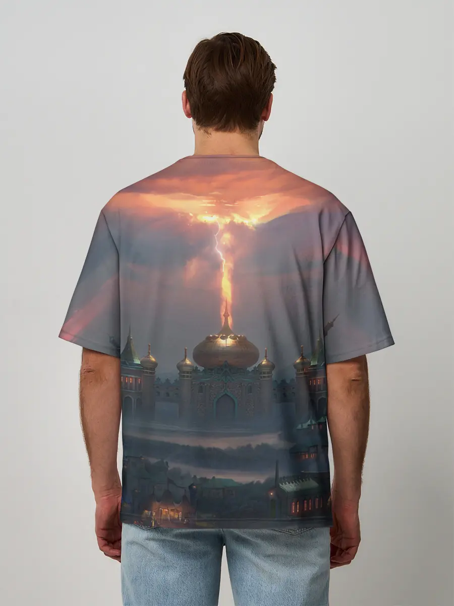 Мужская футболка оверсайз / Heroes of Might and Magic | HoM