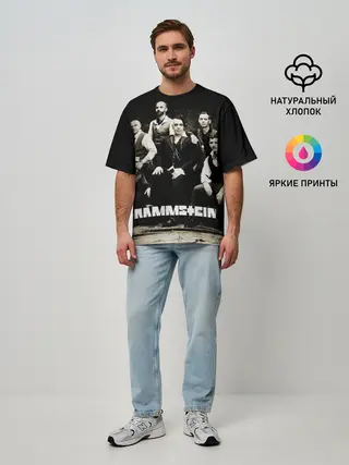 Мужская футболка оверсайз / Rammstein