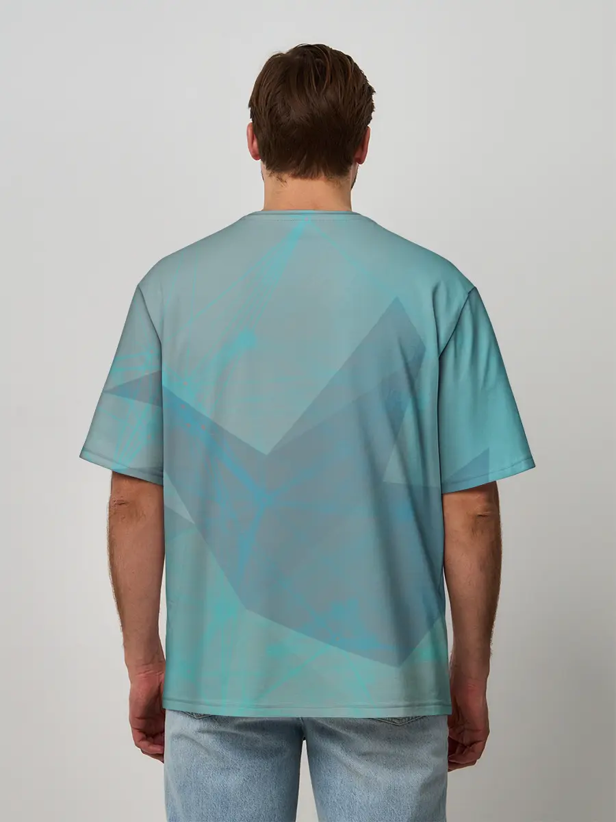 Мужская футболка оверсайз / Лестер Сити