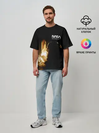 Мужская футболка оверсайз / NASA