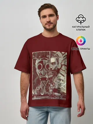 Мужская футболка оверсайз / True Detective