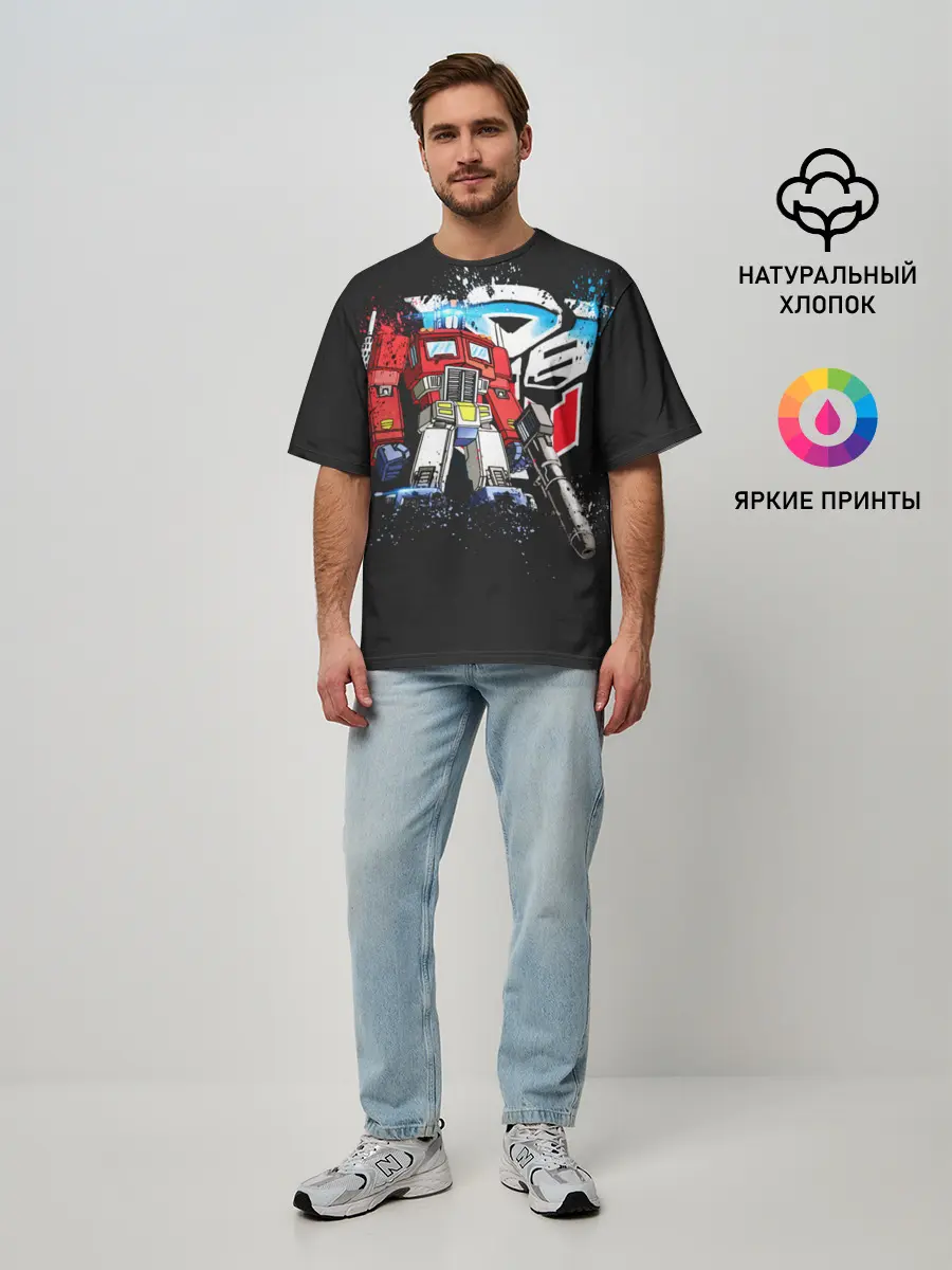 Мужская футболка оверсайз / Transformers