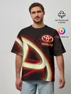 Мужская футболка оверсайз / Тойота / Toyota