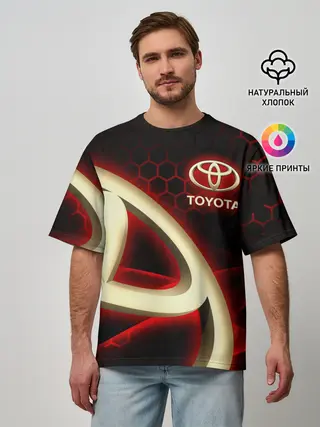 Мужская футболка оверсайз / Тойота / Toyota
