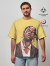 Мужская футболка оверсайз / Travis art