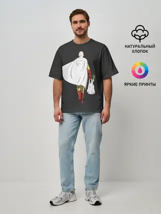 Мужская футболка оверсайз / Saitama