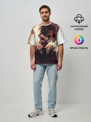 Мужская футболка оверсайз / Tokyo Ghoul